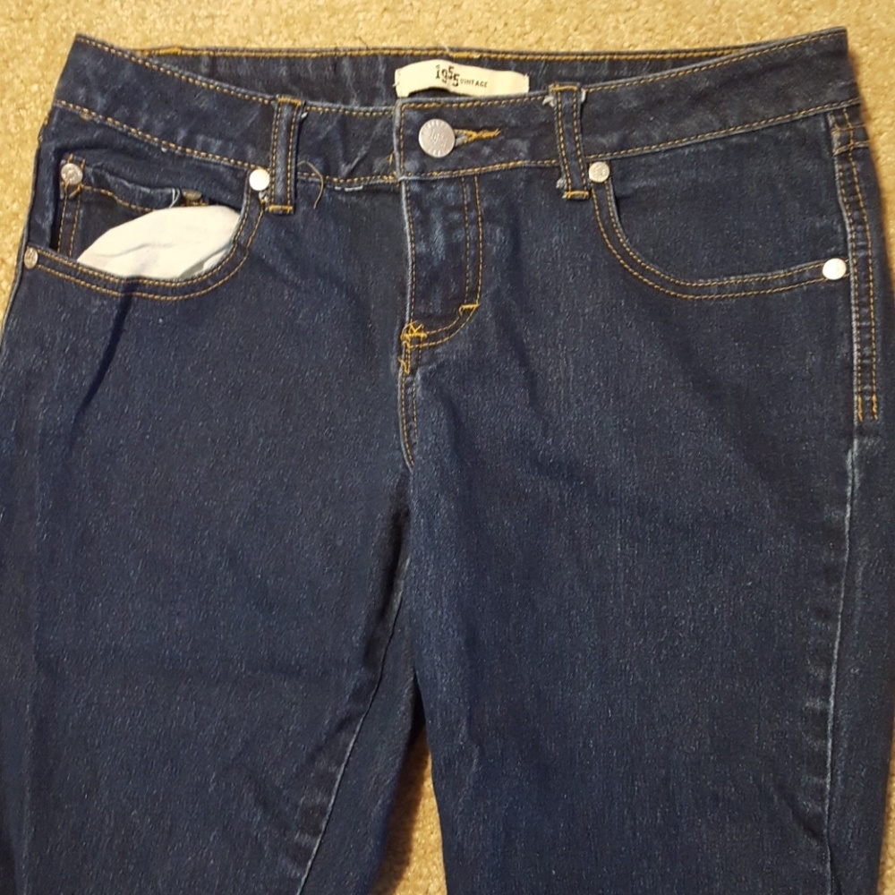 1955 Vintage Dark Wash Jeans, size 1